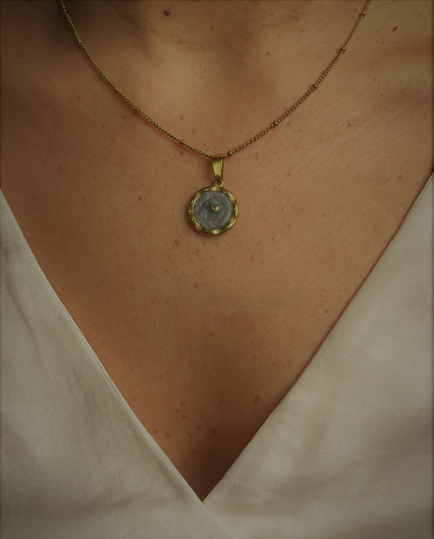 "KRYPTONITE" PENDANT NECKLACE