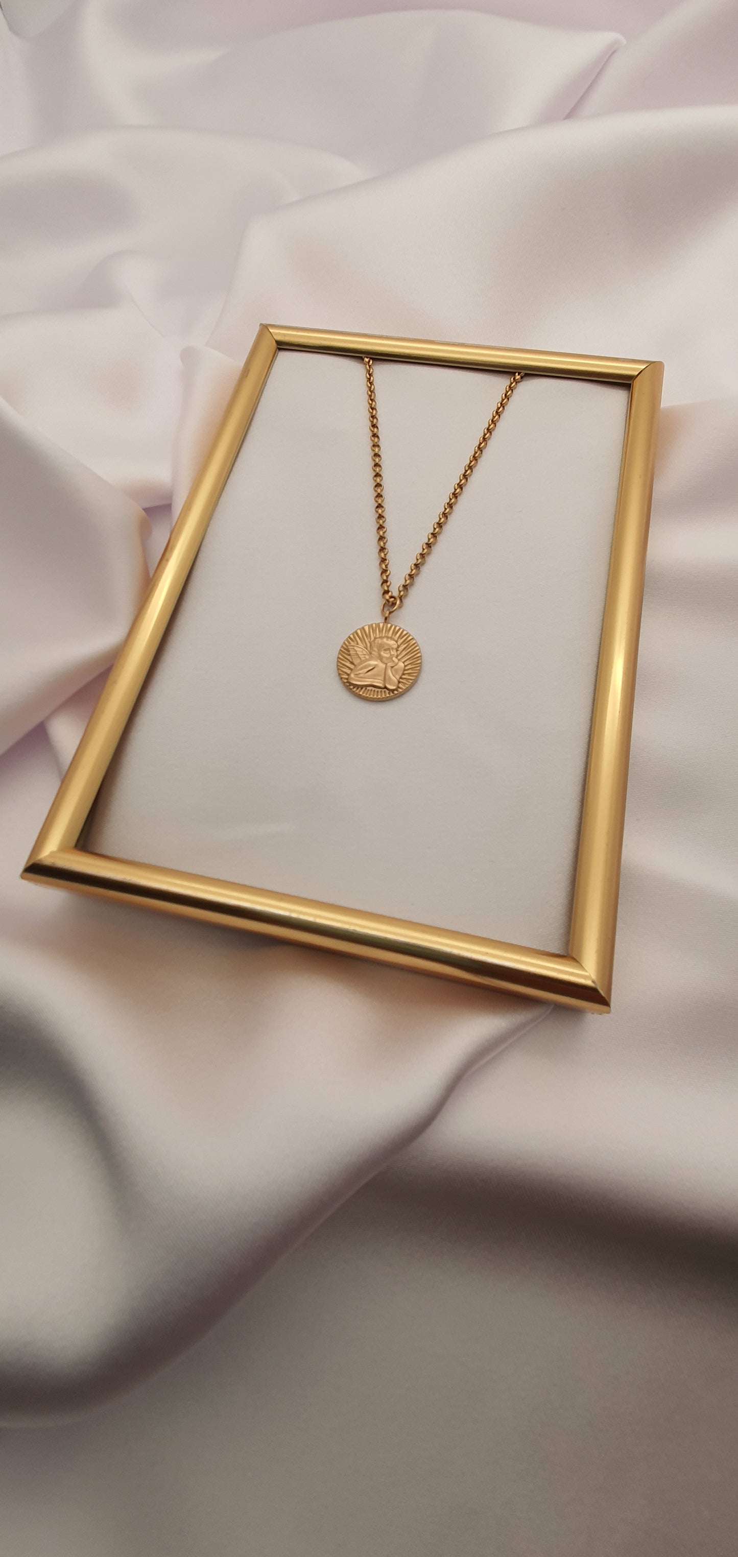 "THE ANGEL'S DESTINY" PENDANT NECKLACE | GOLD / SILVER