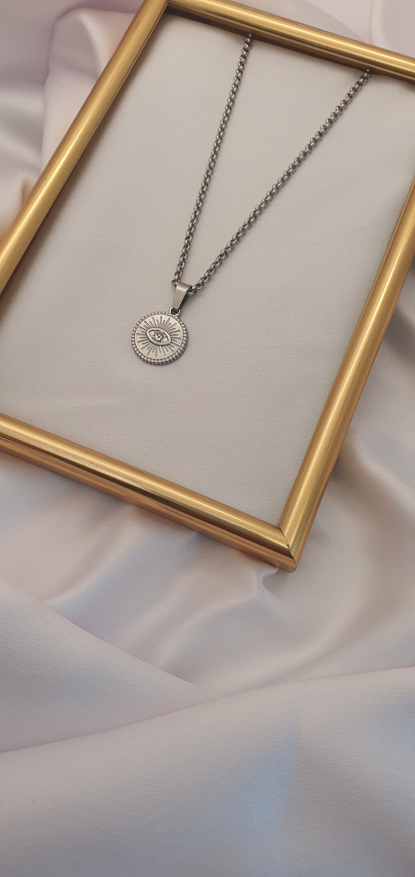 "THIRD EYE" PENDANT NECKLACE | GOLD / SILVER
