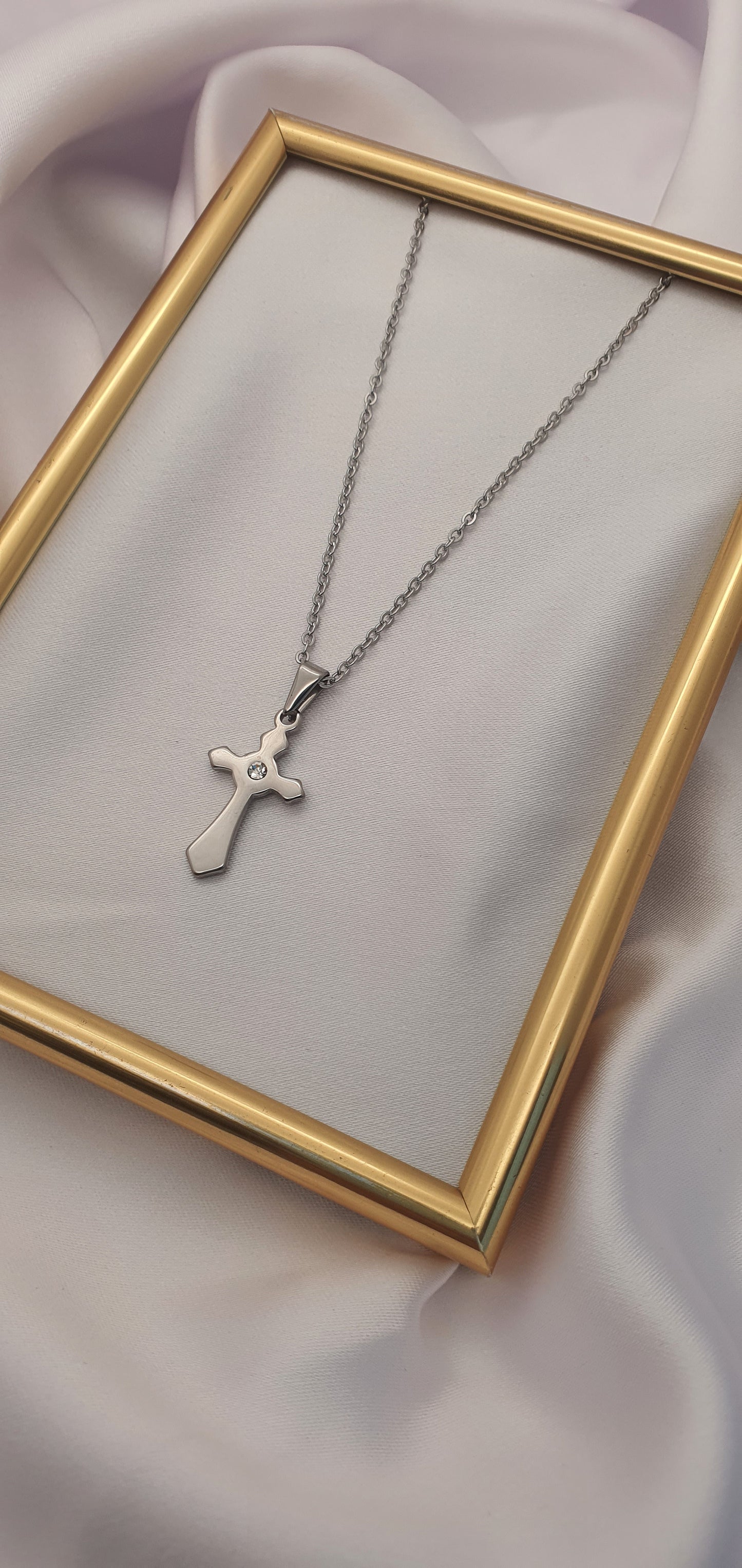 "BELIEF" PENDANT NECKLACE | SILVER