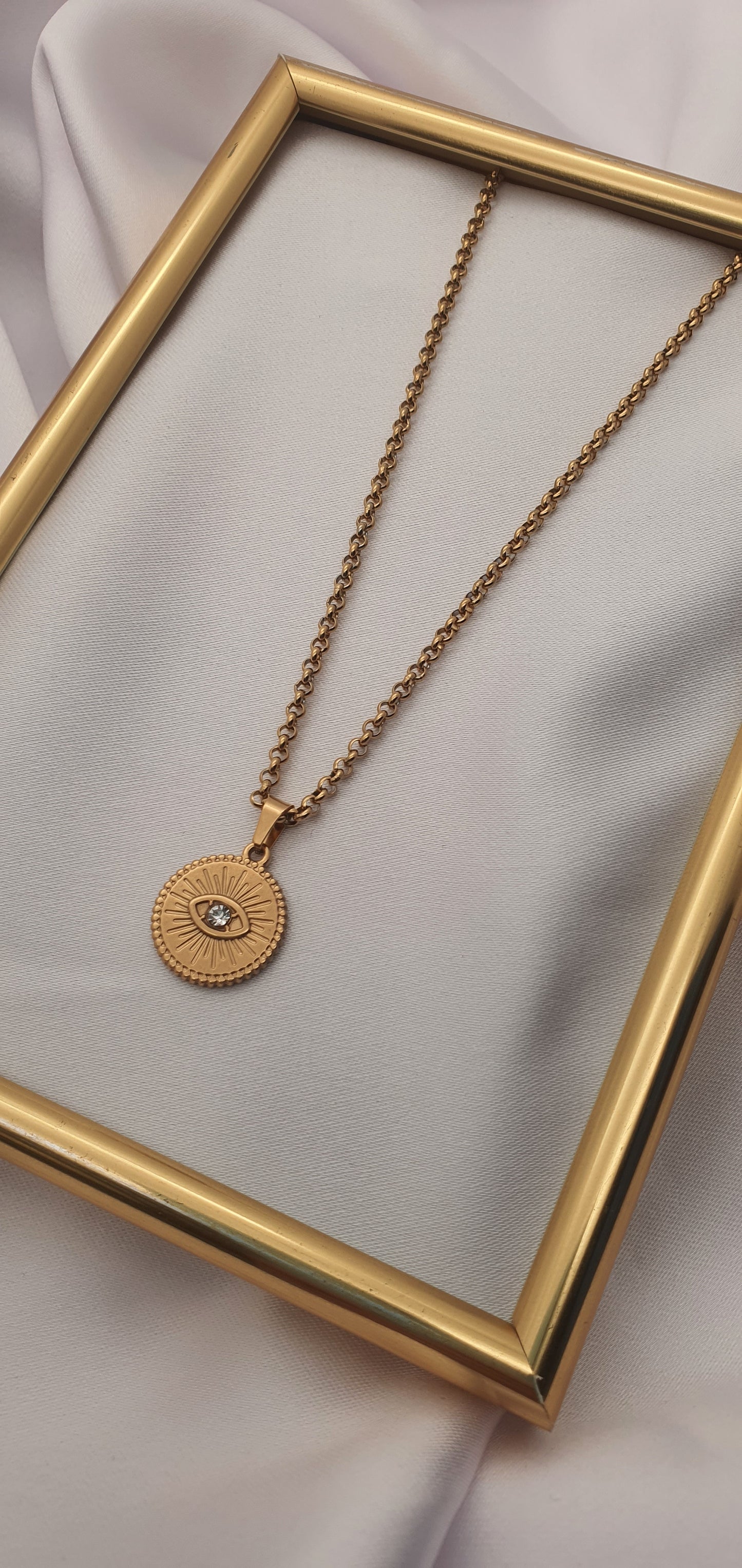 "THIRD EYE" PENDANT NECKLACE | GOLD / SILVER