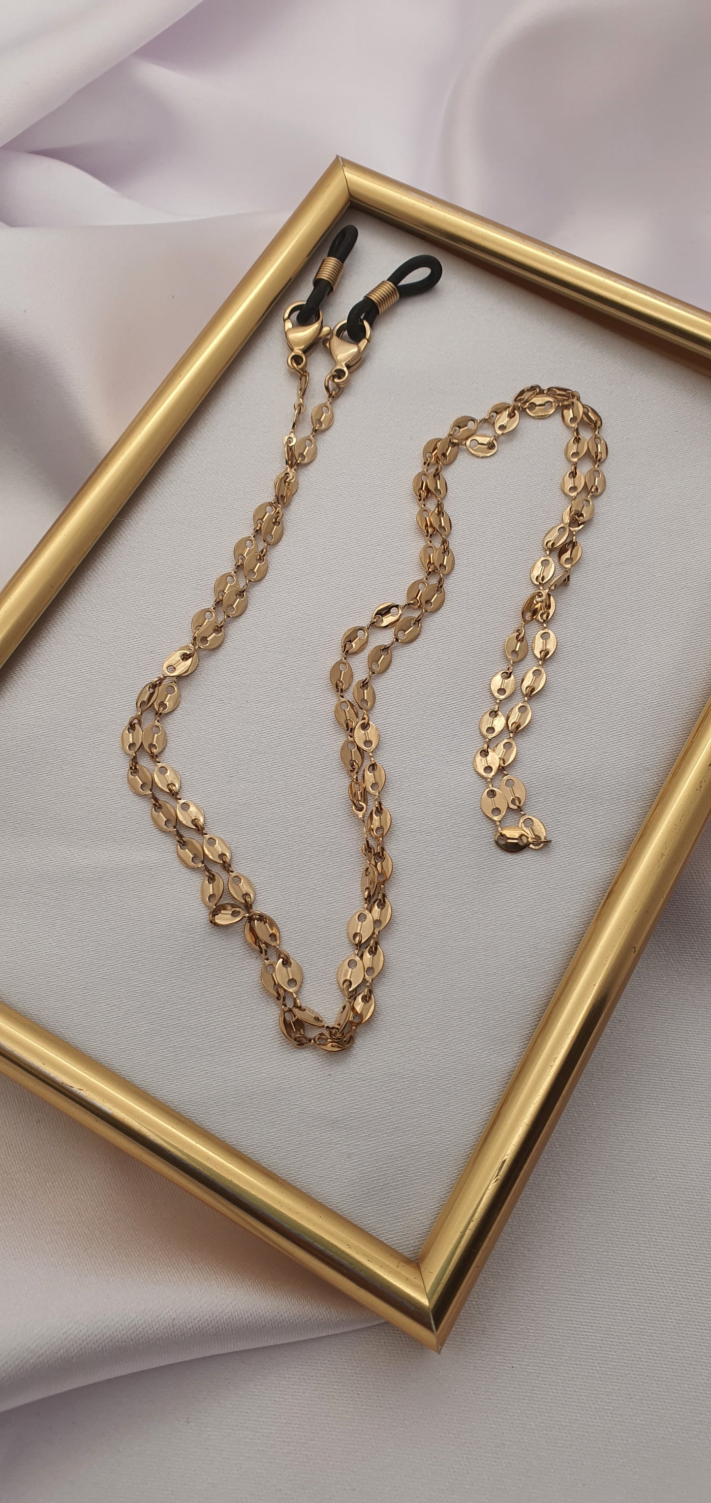 "ALLOY" GLASSES CHAIN | GOLD / SILVER