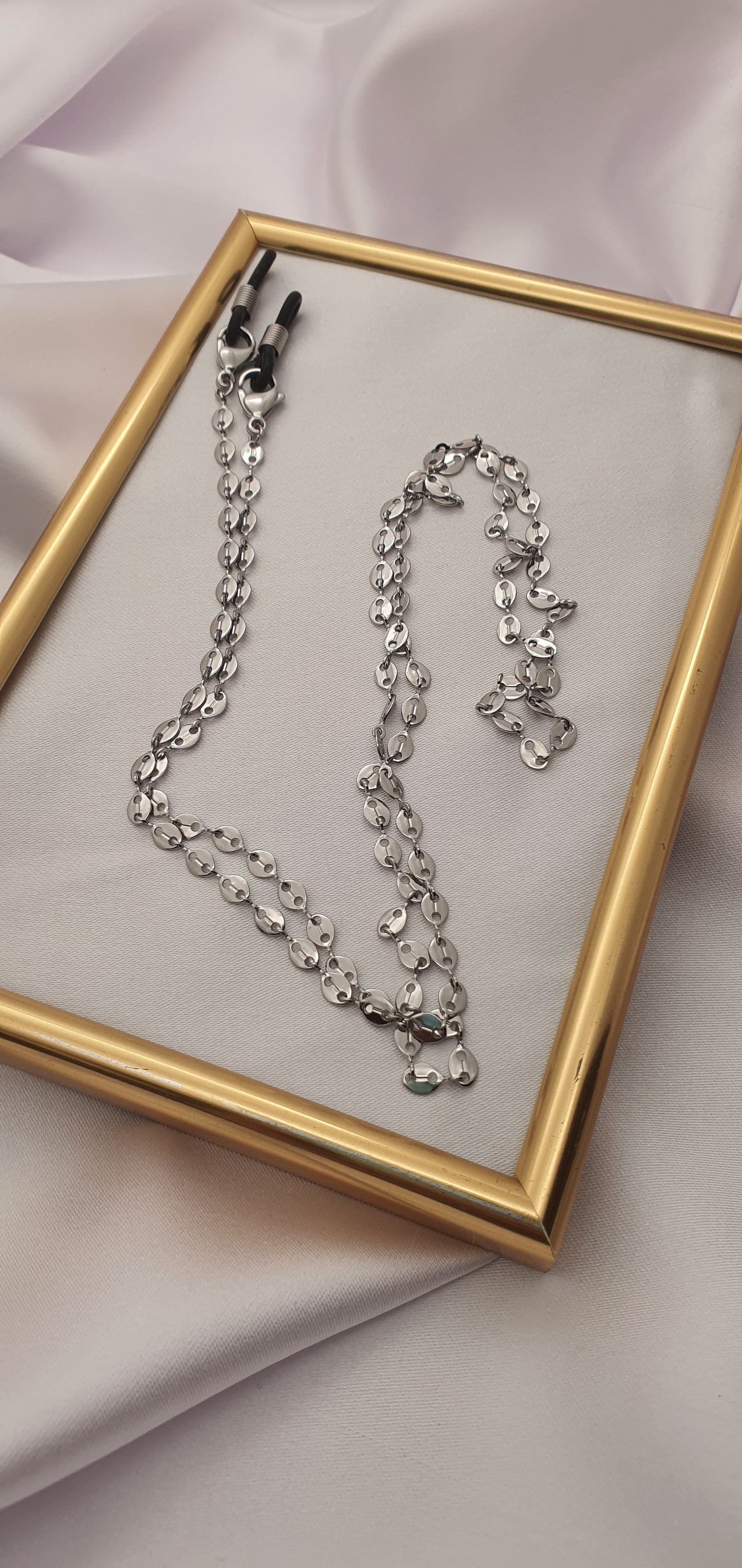 "ALLOY" GLASSES CHAIN | GOLD / SILVER