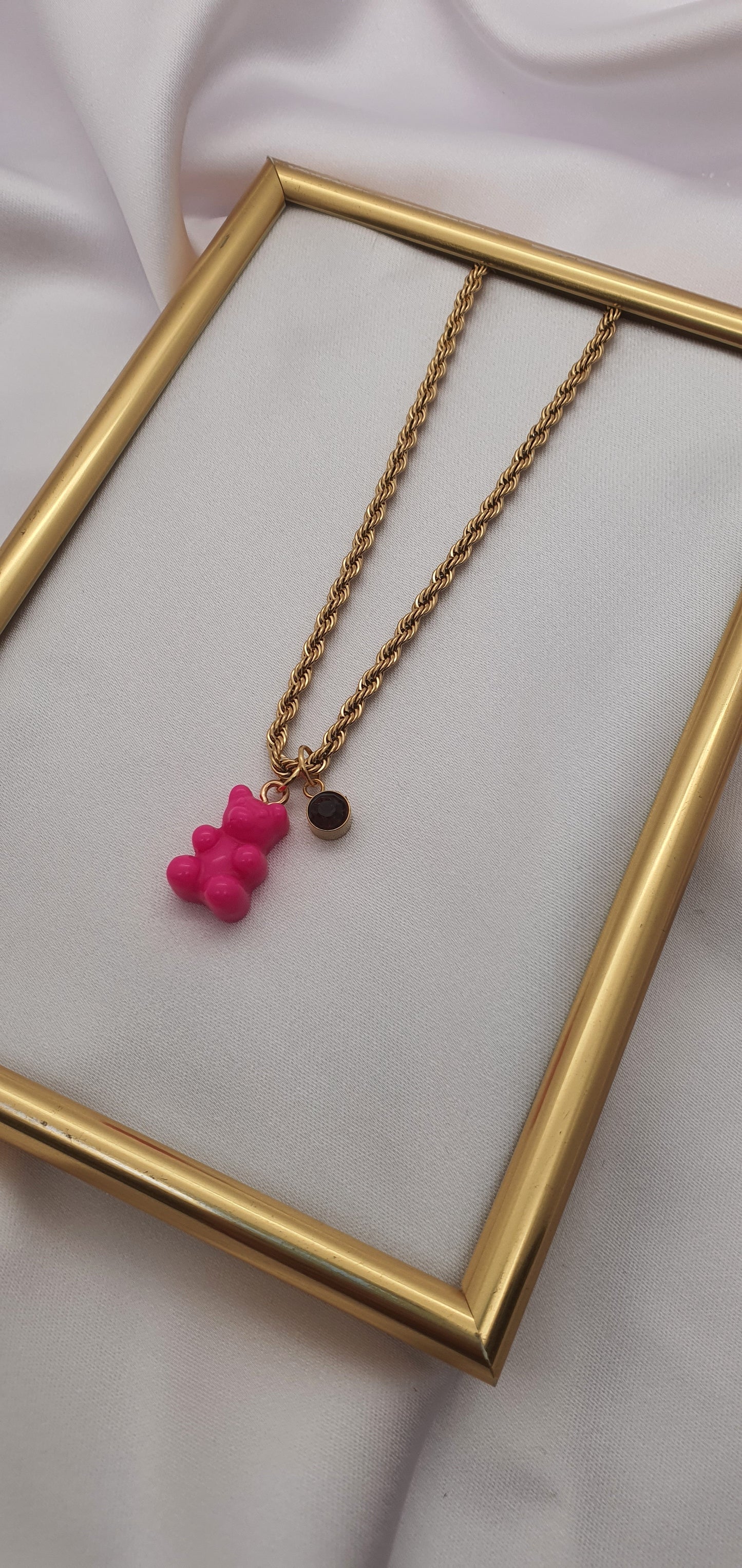 "BEAR" PENDANT NECKLACE