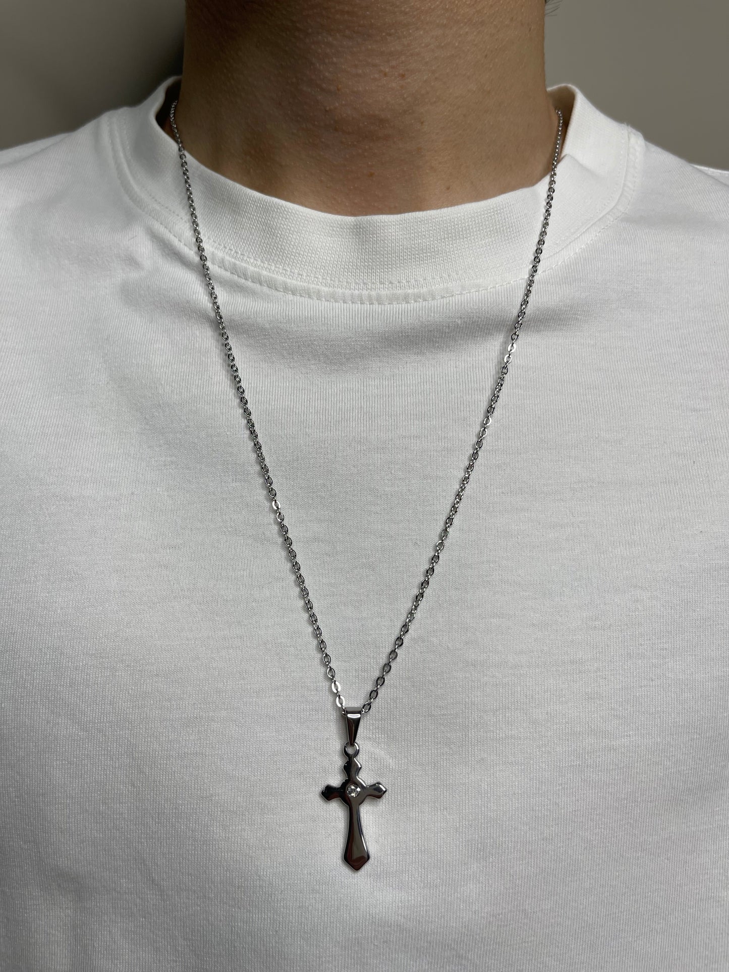 "BELIEF" PENDANT NECKLACE | SILVER