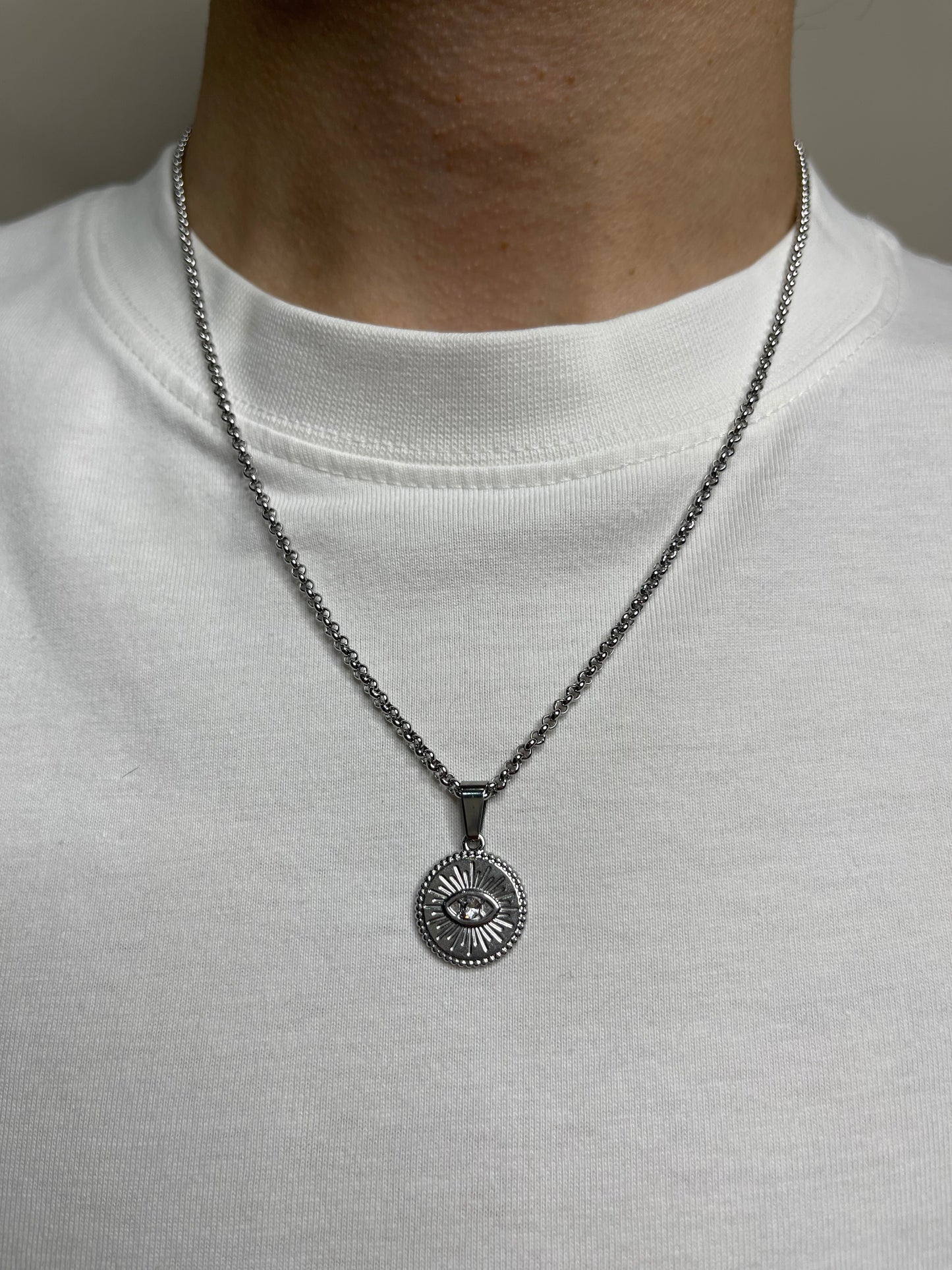 "THIRD EYE" PENDANT NECKLACE | GOLD / SILVER