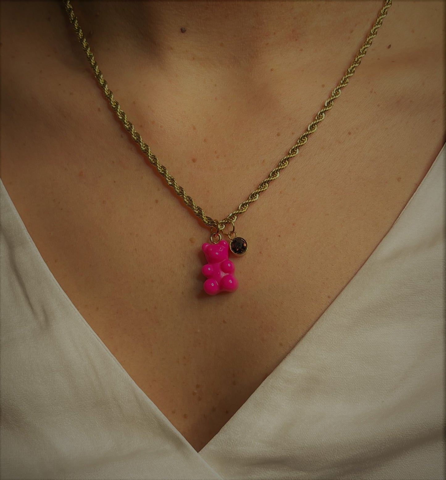 "BEAR" PENDANT NECKLACE