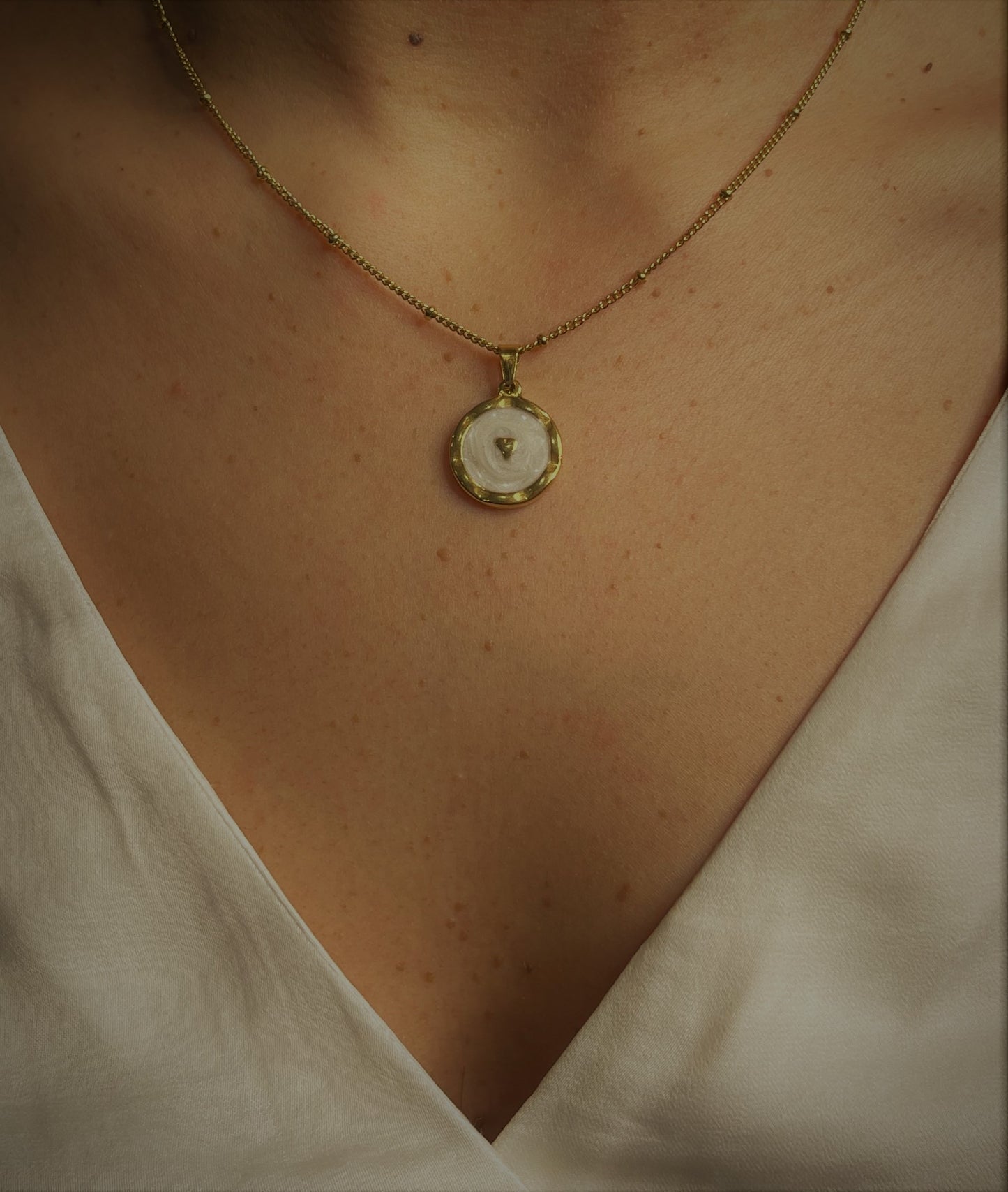 "KRYPTONITE" PENDANT NECKLACE