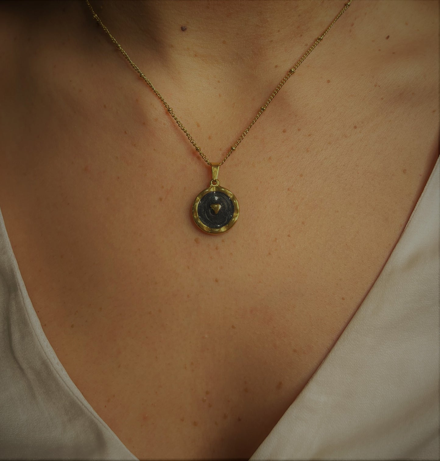"KRYPTONITE" PENDANT NECKLACE