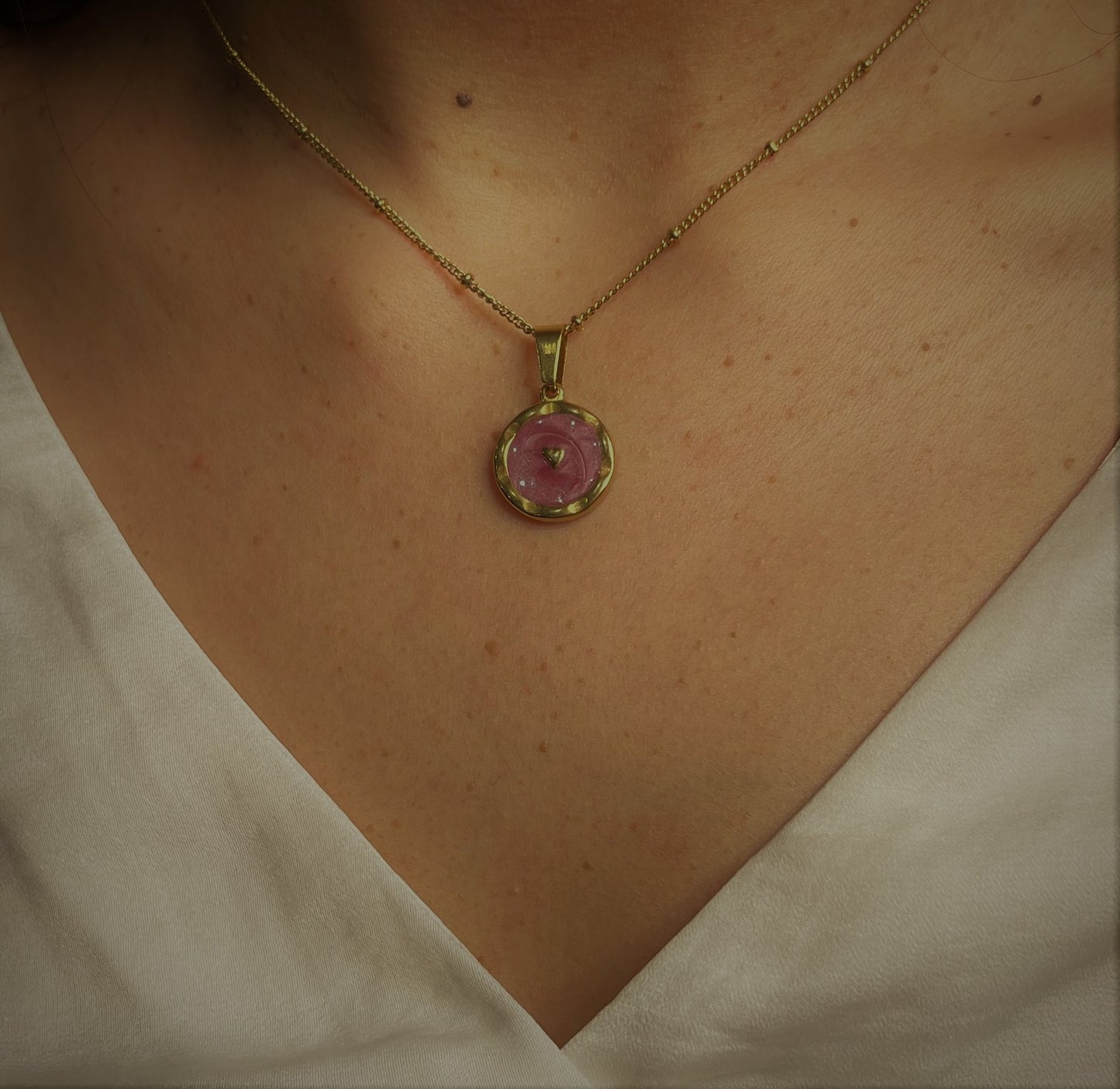 "KRYPTONITE" PENDANT NECKLACE