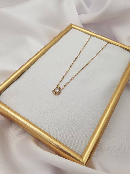 "TEARDROP" NECKLACE | GOLD / SILVER