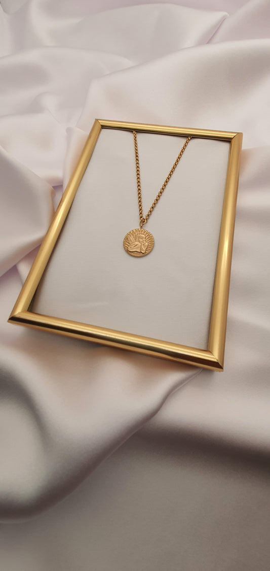 "THE ANGEL'S DESTINY" PENDANT NECKLACE | GOLD / SILVER