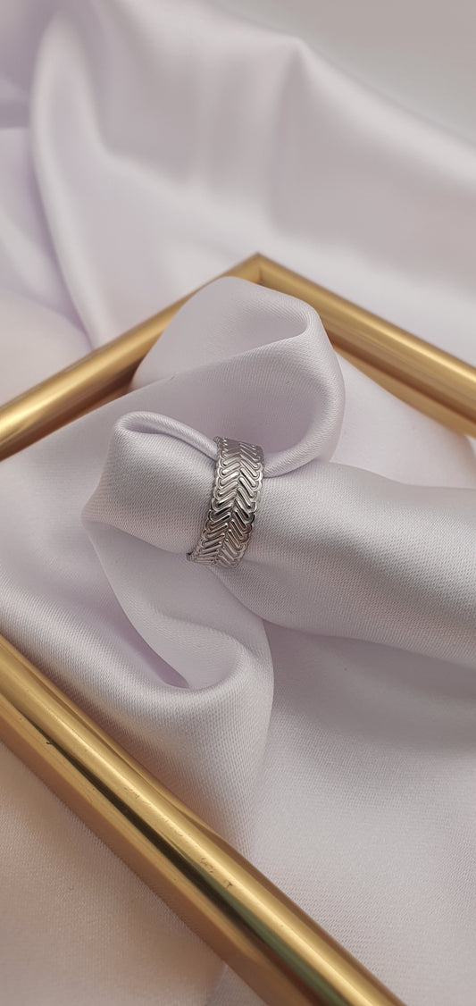 "FEATHER" ADJUSTABLE RING
